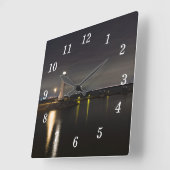 Harbour Rockwall Leuchtturm Wall Uhr (Winkel)
