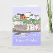 Harbour Scene Birthday Card Karte (Vorderseite)