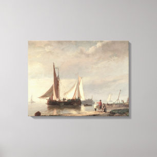 Harbour Scene Leinwanddruck