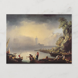 Harbour Scene Postkarte