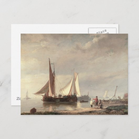 Harbour Scene Postkarte (Vorne/Hinten)