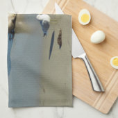 Harbour Siegel in La Jolla California Geschirrtuch (Viertel Falte)