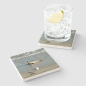 Harbour Siegel in La Jolla California Steinuntersetzer (Seitenansicht)