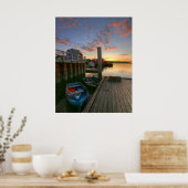Harbour Sunset Poster (Küche)