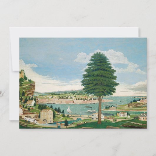 Harbour Szene mit Schloss | Jurgan Frederick Huge (Vorderseite)