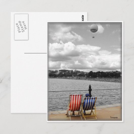 Harbour Torquay Postkarte (Vorne/Hinten)