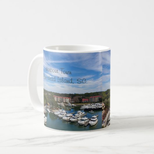 Harbour Town Hilton Head Island South Carolina Kaffeetasse (Vorderseite Links)