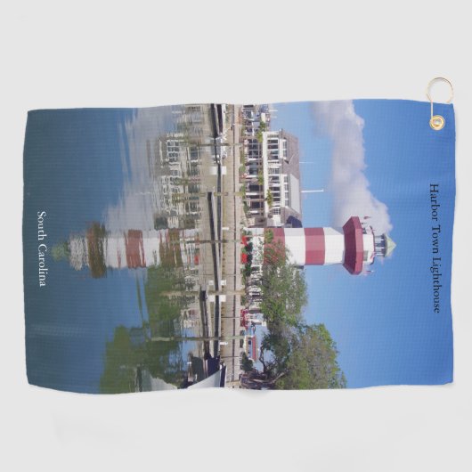 Harbour Town Lighthouse Golfhandtuch (Horizontal)