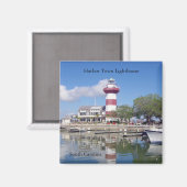 Harbour Town Lighthouse Magnet (Vorderseite/Rückseite)