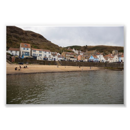 Harbour View of Staithes Village Fotodruck (Vorne)
