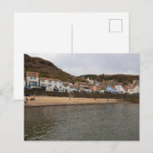 Harbour View of Staithes Village Postkarte (Vorne/Hinten)