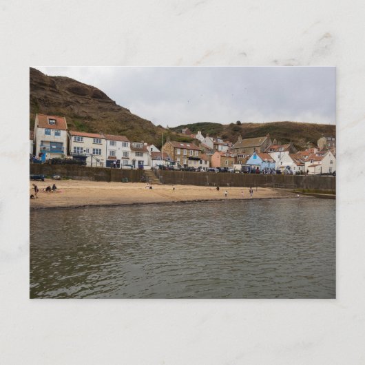Harbour View of Staithes Village Postkarte (Vorderseite)