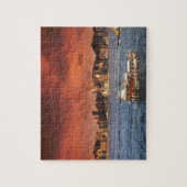 Harbour von Hongkong bei Sunset Puzzle (Vertikal)