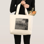 Harbour Wharf (B&W) Bag Jumbo Stoffbeutel (Vorderseite (Produkt))