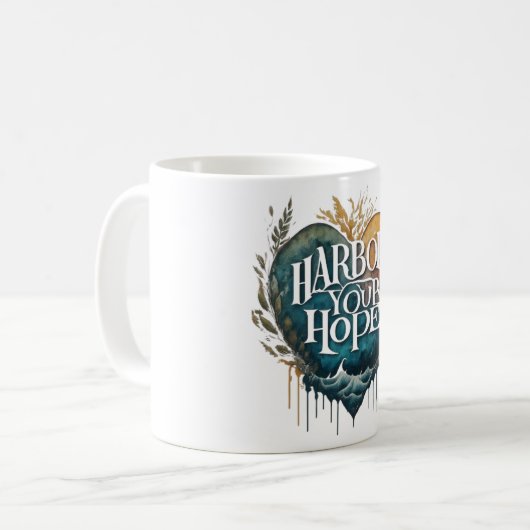 Harbour Your Hope Kaffeetasse (Vorderseite Links)