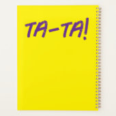 Hard-backed planner planer (Rückseite)