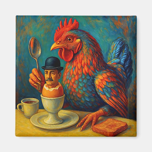 Hard-Boiled Human - Fowl Play at Breakfast Magnet (Vorne)
