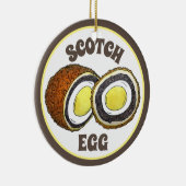 Hard Boiled Scotch Eggs UK British Snack Food Keramik Ornament (Rechts)