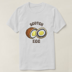 Hard Boiled Scotch Eggs UK British Snack Food T-Shirt