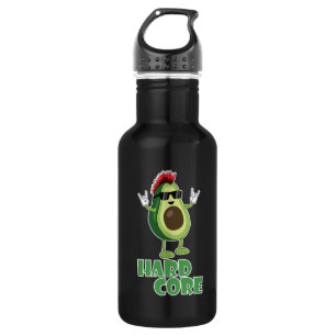 Hard Core Avocado Funny Edelstahlflasche