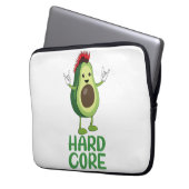 Hard Core Avocado Funny Laptopschutzhülle (Vorderseite Links)