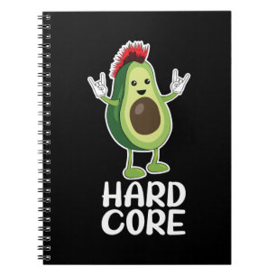 Hard Core Avocado Funny Notizblock