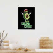 Hard Core Avocado Funny Poster (Küche)
