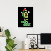 Hard Core Avocado Funny Poster (Heimbüro)