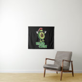 Hard Core Avocado Funny Wandteppich (Beispiel (Horizontal))