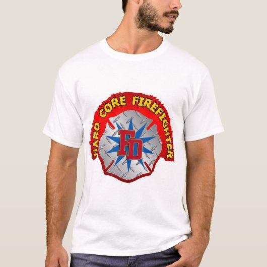 Hard Core Firefighter T-Shirt (Vorderseite)