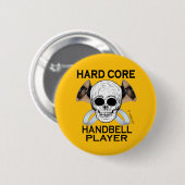 Hard Core Handbell Player Button (Vorne & Hinten)