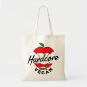 Hard Core Vegan, Apple Core Vegan, Hardcore Vegan Tragetasche (Vorne)