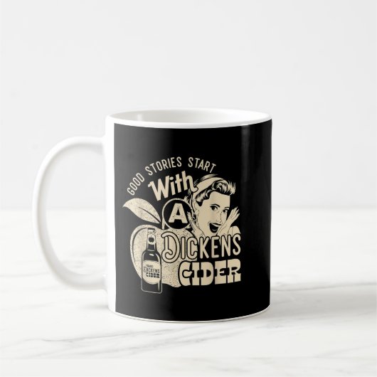 Hard Dickens Cider Girl Whiskey And Beer Apple Hum Kaffeetasse (Links)