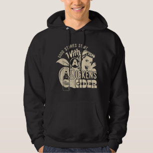 Hard Dickens Cider Girl Whiskey und Bier Apple Hum Hoodie