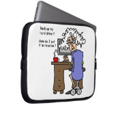 Hard Drive Back Up Humorous Laptopschutzhülle (Vorne Rechts)