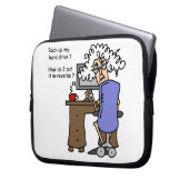 Hard Drive Back Up Humorous Laptopschutzhülle (Vorderseite Links)