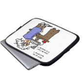 Hard Drive Back Up Humorous Laptopschutzhülle (Vorne Knopf)