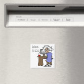 Hard Drive Back Up Humorous Magnet (In Situ (Geschirrspüler))