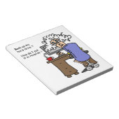 Hard Drive Back Up Humorous Notizblock (angewinkelt)