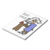 Hard Drive Back Up Humorous Notizblock (Rotiert)