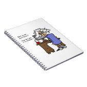 Hard Drive Back Up Humorous Notizblock (Rechte Seite)