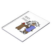 Hard Drive Back Up Humorous Notizblock (Linke Seite)