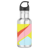 Hard-Edged Pastel Water Bottle Edelstahlflasche (Vorderseite)