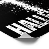 Hard Fought Blood Bought Hallelujah Cross Saved Ch Poster (Ecke)