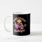 Hard Fought Hallelujah Boxing Gloves Faith Kaffeetasse (Links)