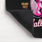 Hard Fought Hallelujah Boxing Gloves Faith Mousepad (Ecke)