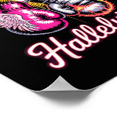 Hard Fought Hallelujah Boxing Gloves Faith  Poster (Ecke)