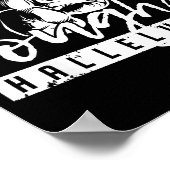 Hard Fought Hallelujah Praise Jesus Bible Verse Ch Poster (Ecke)