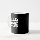 Hard Fought Hallelujah Retro Groovy Jesus Kaffeetasse (Vorderseite Links)