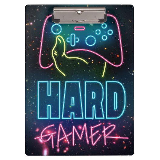 Hard Gamer Klemmbrett (Vorderseite)